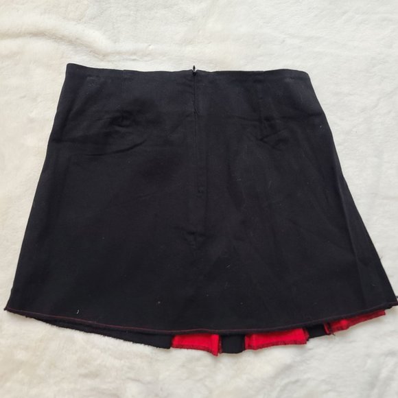 Vintage Emily the Strange Pleated Skirt, Zippers, Black - Picture 9 of 9